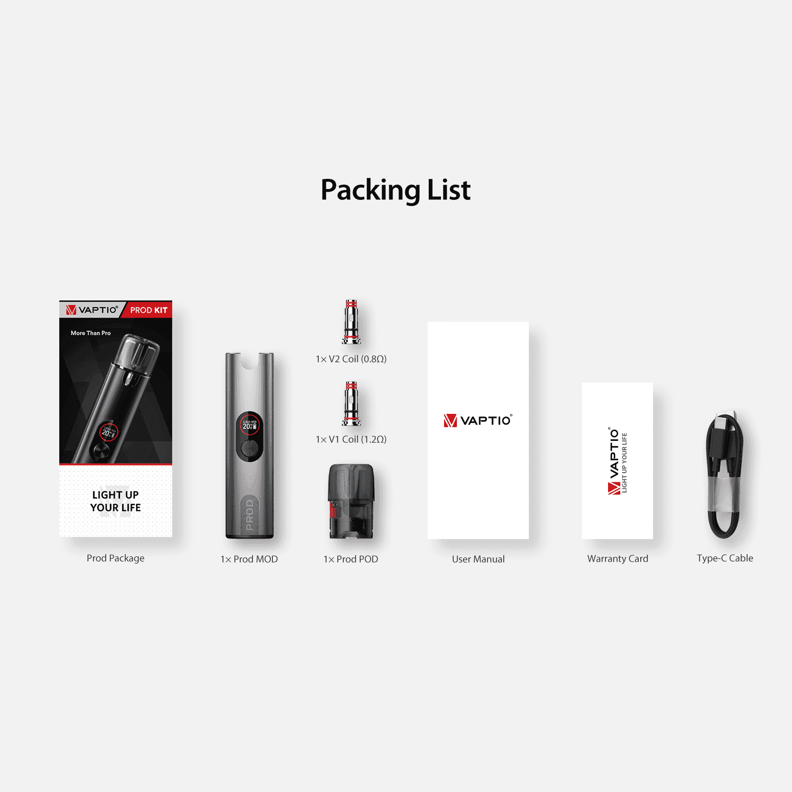 帕拉德一代Vaptio prod pod kit自由派電子煙主機:圖片 6